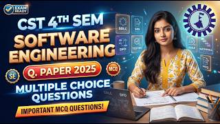CST 4th Sem Software Engineering 2025 MCQ 🔥 | Multiple Choice Questions Full Revision screenshot 1