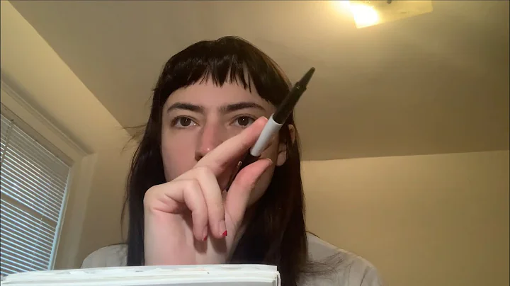 ASMR drawing you: whisper, face measuring, personal attention, drawing sounds