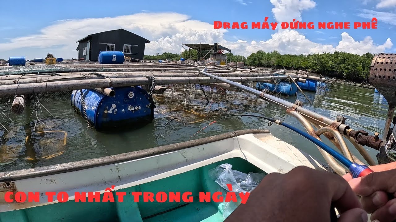 295/ Chạy gần 1 tiếng mới tới điểm câu . Mùa gió bấc câu mồi TRÙNG BẸ khá là nhạy ở Vũng Tàu .