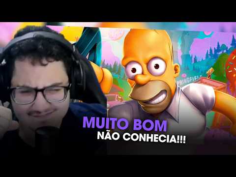 ADRYANDBR REAGE: SEQUÊNCIA DOS SIMPSONS (The Simpsons) | Feat. Lucas A.R.T. (ÉoDan)