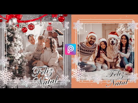 Vídeo: Como Inserir Uma Foto Em Uma Moldura De Natal