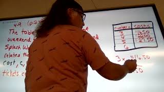 4-9 Find a Patterm and Write an Equations