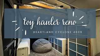 Heartland Cyclone 4006 | Toy Hauler Renovation