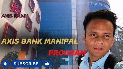 AxisBank_Manipal Program ​⁠|| OPERATION || Manipal Axis Bank Training || One Day with Friends ❣️❣️
