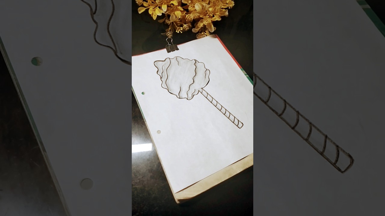 #Shorts How to draw Cotton candy |Step by step cotton candy | #drawing @jeenat drowing creator |