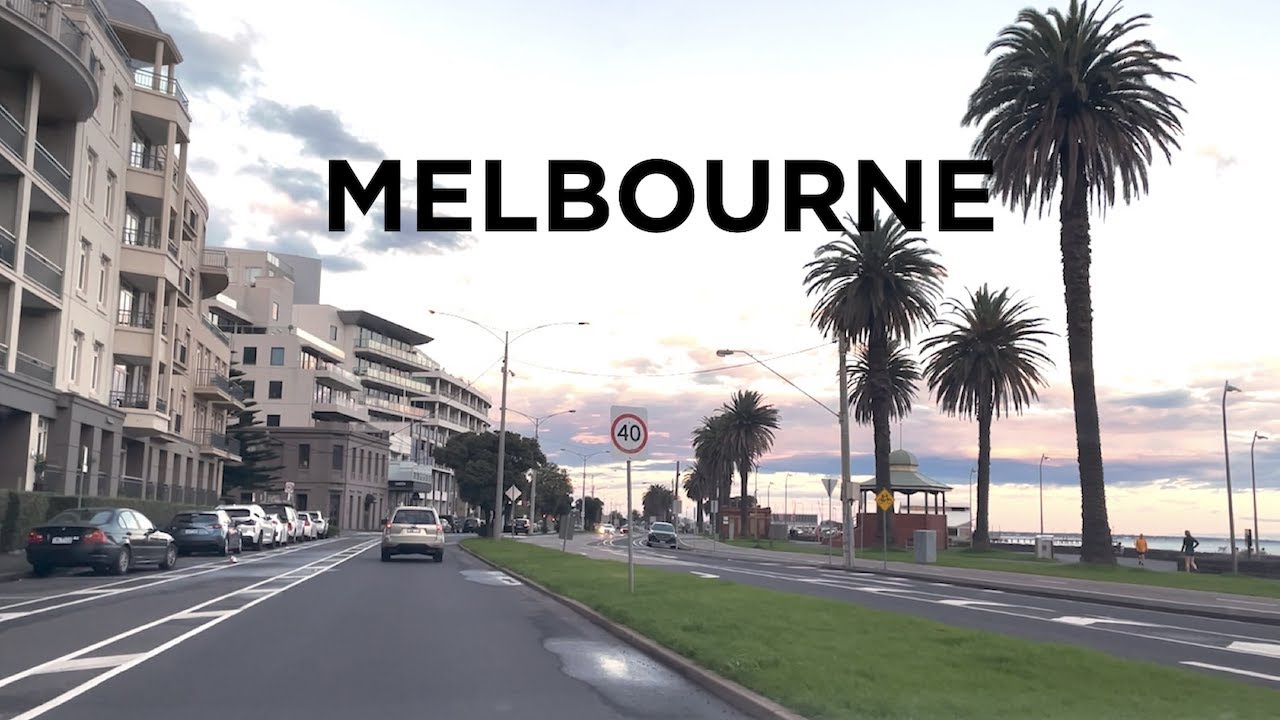 Melbourne Australia coastal drive 🇦🇺 | Brighton, Hampton, Sandringham Beach ☀️ 🌴 | Australia 4k