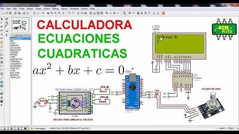 CALCULADORA ECUACIONES DE SEGUNDO GRADO  CON ENCODER Y LCD I2C || ARDUINO NANO