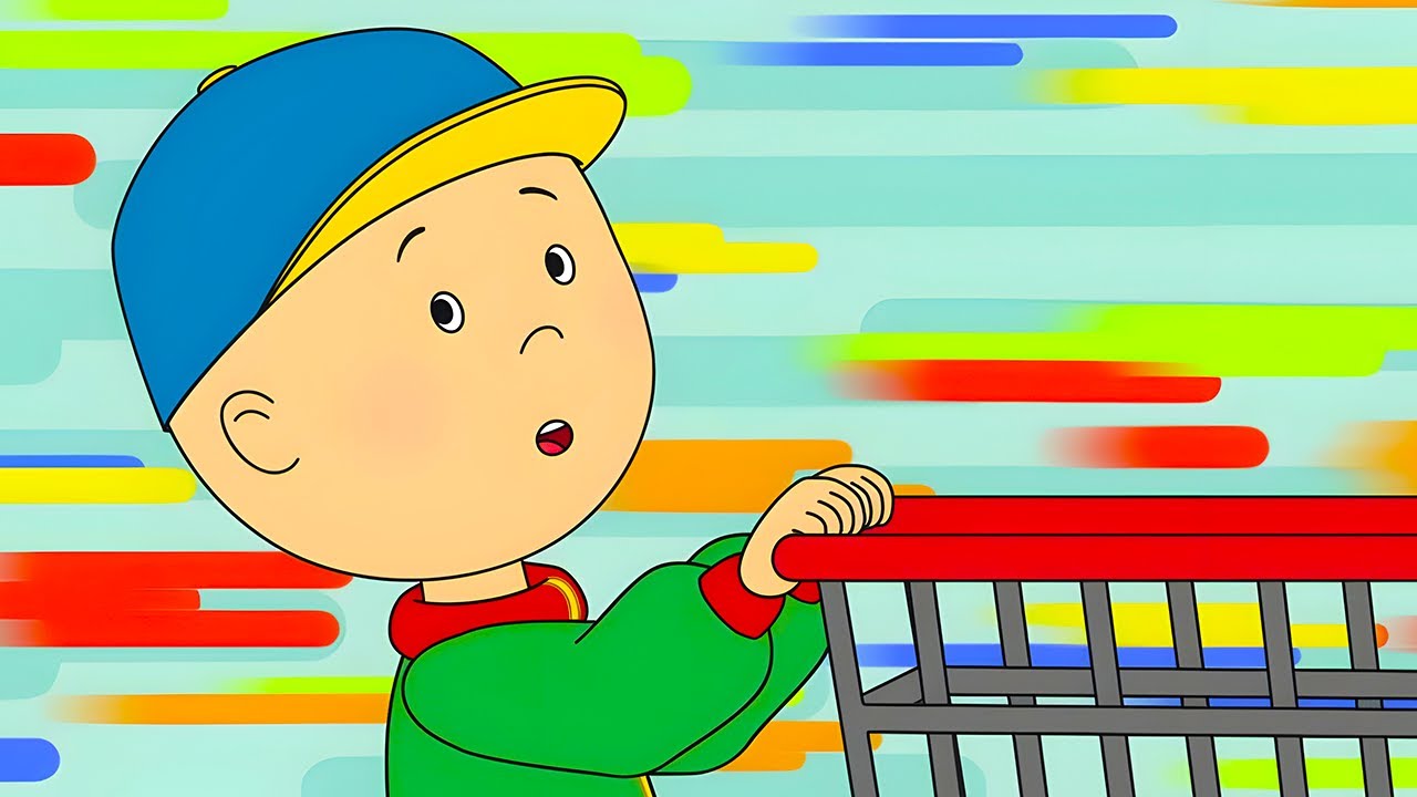 SLOW DOWN CAILLOU! 😦 😱 | CAILLOU | WildBrain Kids