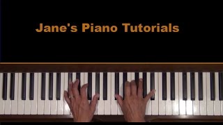 Video thumbnail of "I'm in the Mood for Love Piano Tutorial SLOW"