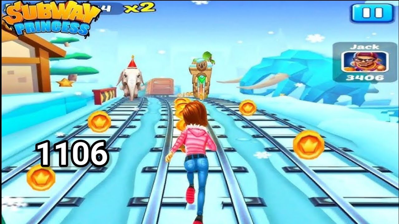 Subway Princess Runner Gameplay | Endless Running Adventure |Mobile Game 2026 Part 1106