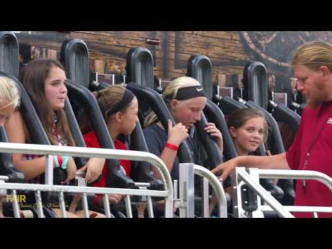 Carnival Rides and Games on the Midway at Dodge County Fair