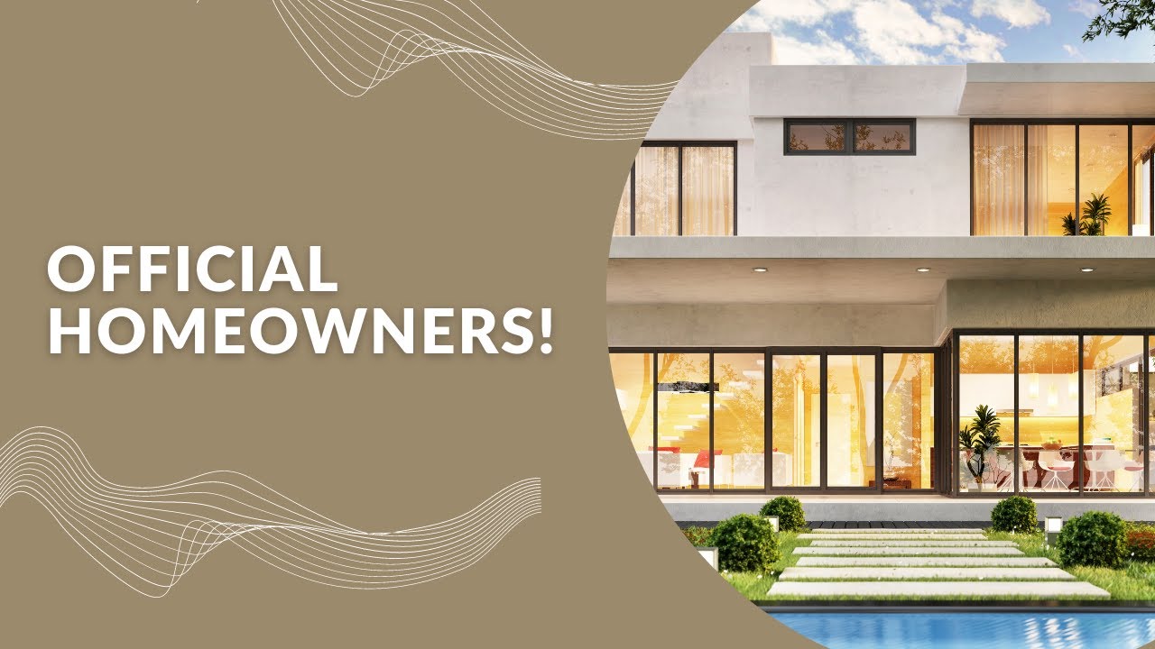 WE ARE OFFICIALLY HOMEOWNERS!!!!! YouTube