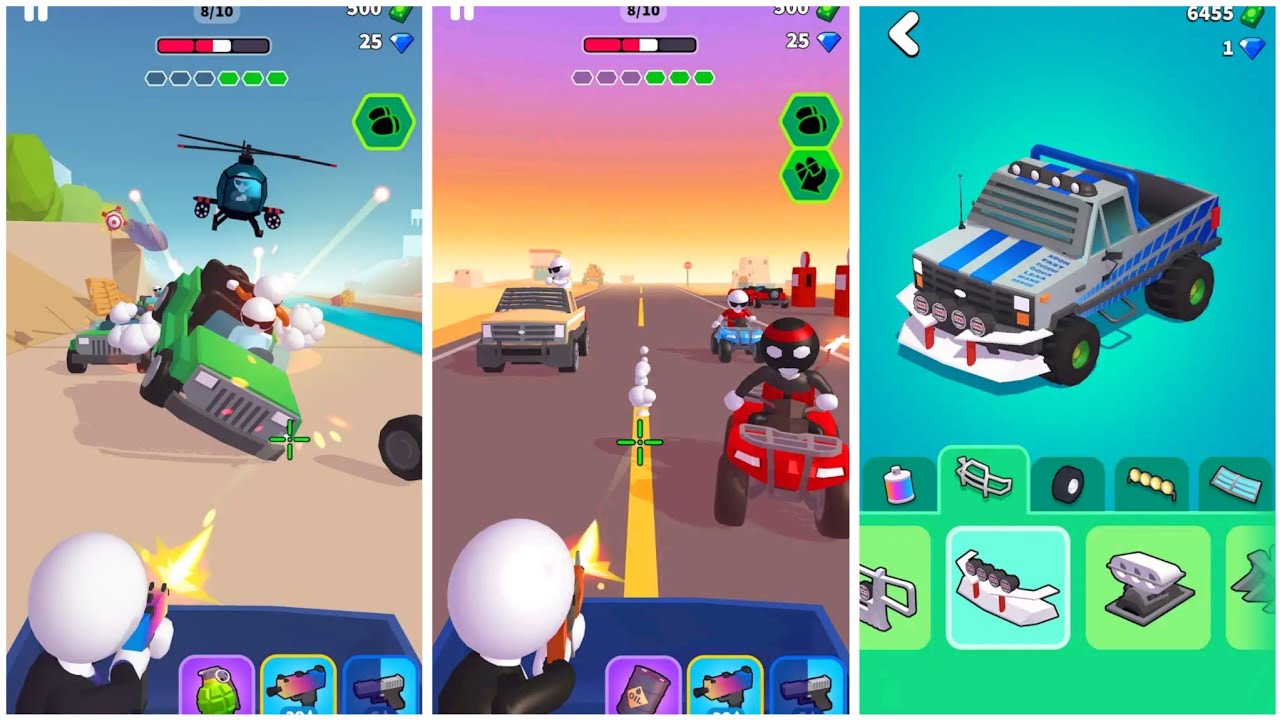 Rage Road - Shooting Game - SayGames Ltd - Gameplay