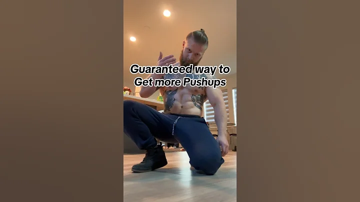 Guaranteed way to do more pushups #homeworkout #calisthenics #shorts
