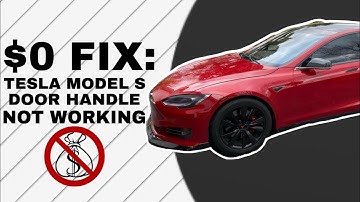 $0 fix: 2012 - 2020 Tesla door handle not working / pull fuse trick