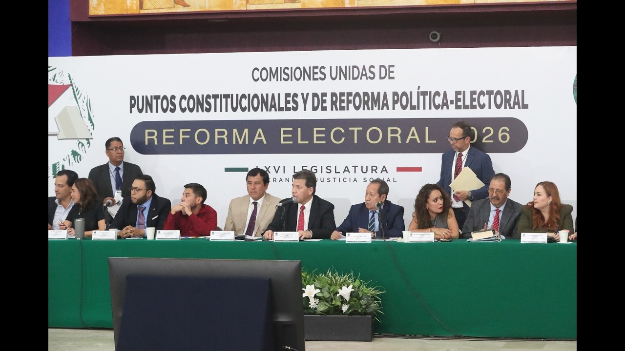 EN VIVO / Reunión de Comisiones Unidas de Puntos Constitucionales y de Reforma Política-Electoral