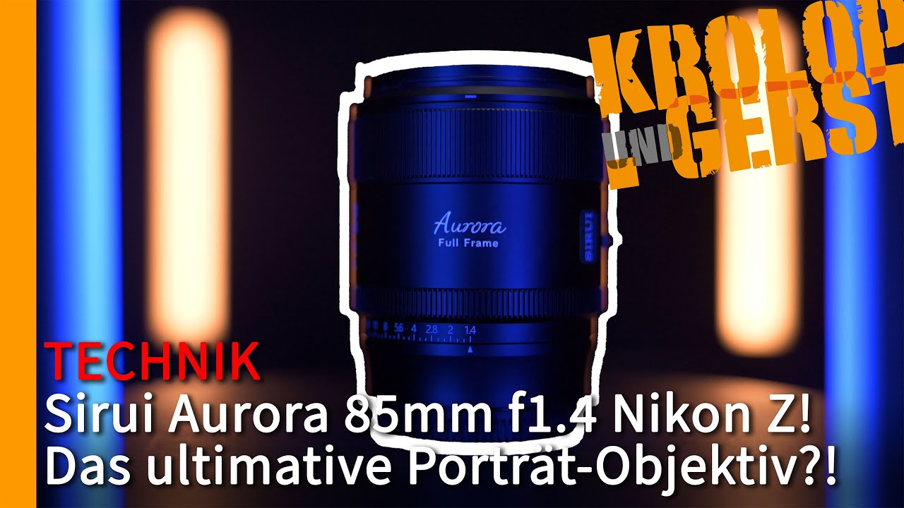 Sirui Aurora 85mm f1.4 Nikon Z! The ultimate portrait lens