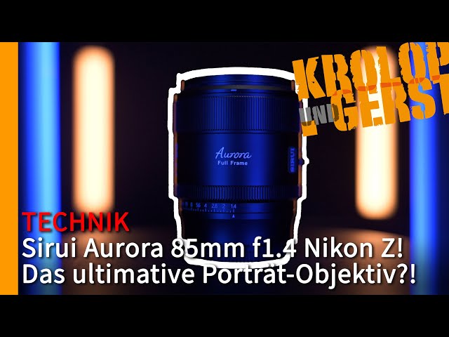 Sirui Aurora 85mm f1.4 Nikon Z! The ultimate portrait lens