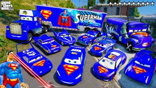 GTA 5 - Stealing SUPERMAN CARS with Franklin! (Real Life Cars #102)