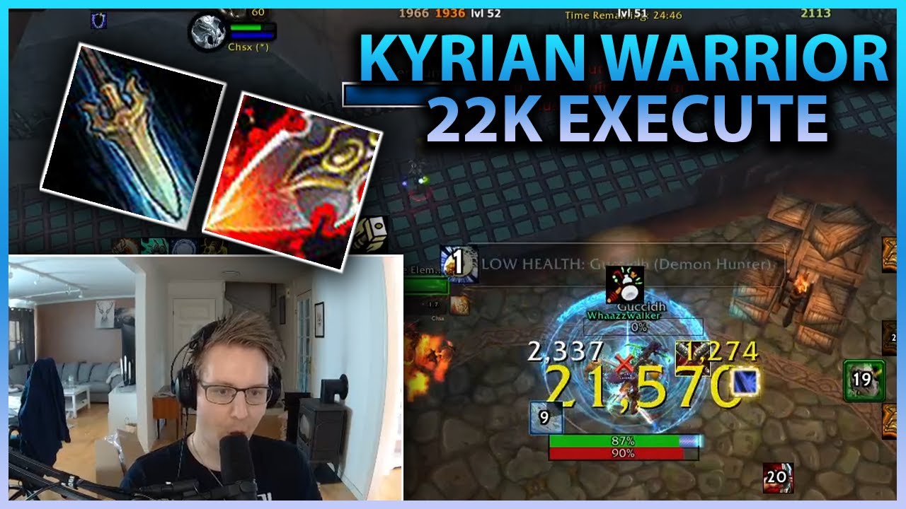 KYRIAN WARRIOR 22K EXECUTE!| Daily WoW Highlights 