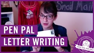 Pen Pal Letter Writing