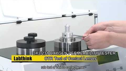 ASTM D3985 How to Test Gas Permeable Contact lenses  - Labthink