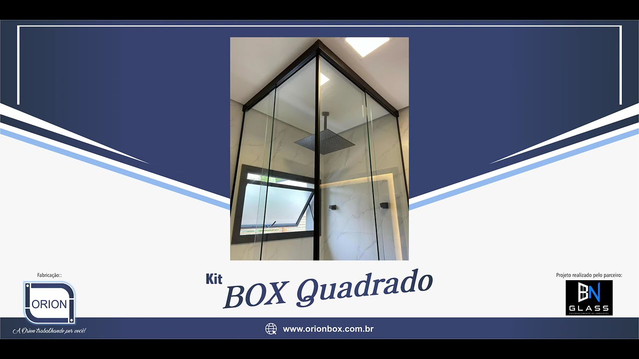 Kit Box Quadrado ORION - box de canto