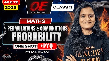 Mastering Class 11 Maths | Probability & Permutations in One Shot | AP & TS EAPCET 2025
