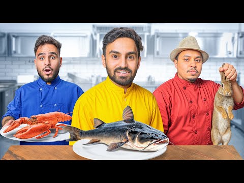 طبخنا اغرب 3 حيوانات في قصر باور