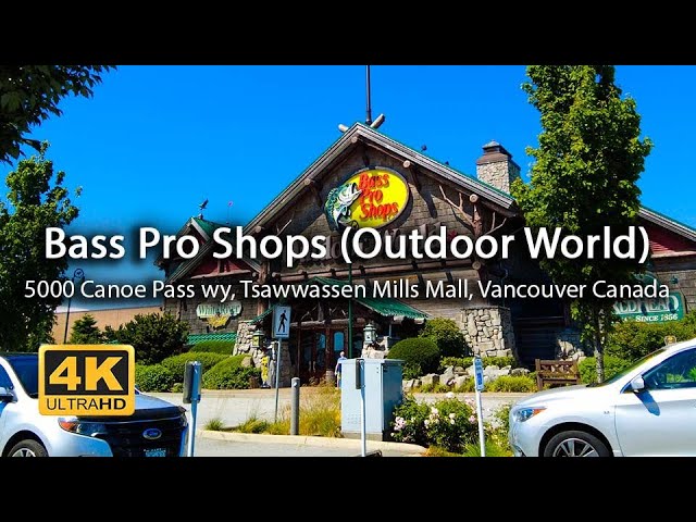 4K] Bass Pro Shops Tsawwassen Mills Mall, Canada, Walking Tour