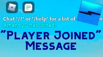 Roblox Studio Tutorials #8 - How to Make a “Player Joined” Message