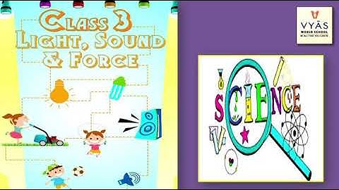 Light, Sound and Force Part-2 ( Sound and Force) | Science Class 3 for kids
