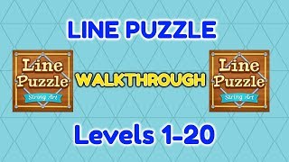 LINE PUZZLE: LEVELS 1-20 COMPLETE WALKTHROUGH screenshot 2