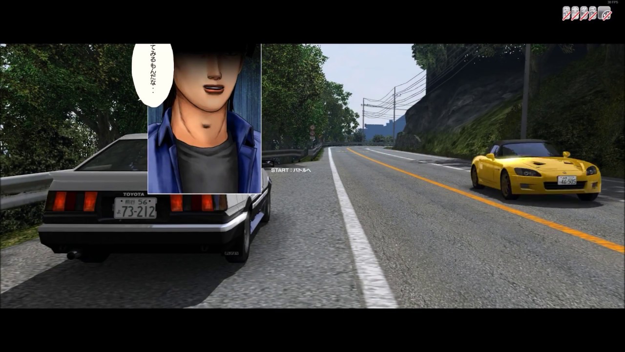 Turbo Hachiroku Initial D 7 x Walkthrough Part 8 Akiyama Wataru S00 Vs Ae86 Youtube