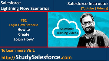 62 Create Login Flow in Salesforce | Learn Lightning Flow with Sanjay Gupta
