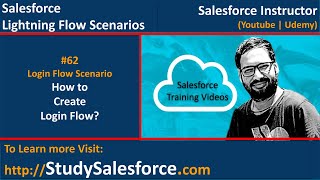 62 Create Login Flow in Salesforce | Learn Lightning Flow with Sanjay Gupta
