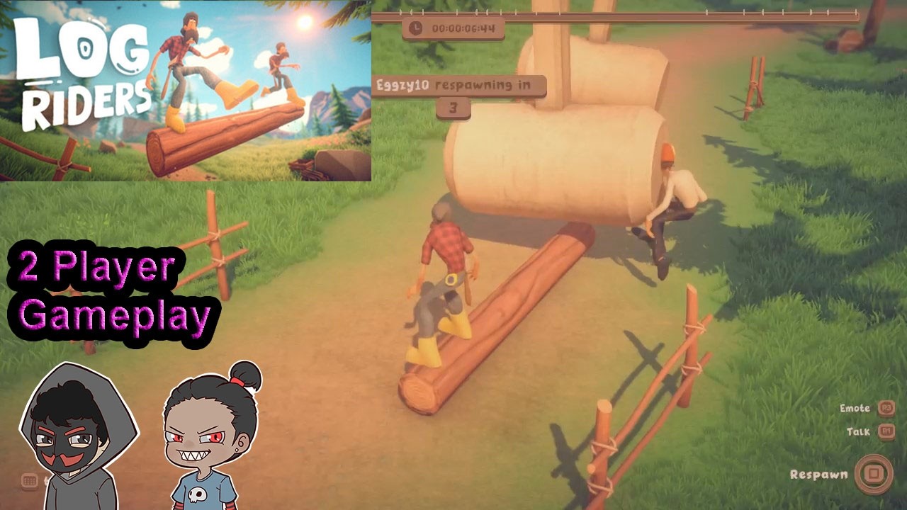 Cheat Log Riders Log Riders | PC | 2 Player Gameplay - YouTube