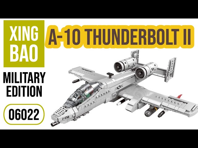  General Jim's Military Brick Building Set - US Air Force A10  Military Fighter Jet Warthog Plane Building Blocks Model Set for History  Enthusiast, Teens and Adults : Toys & Games