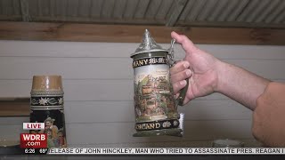 Keith gets a look at German Steins and Mugs