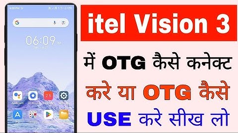 itel vision 3 me OTG use kaise kare।itel vision 3 me OTG kaise chalaye।Itel vision 3 me OTG connect