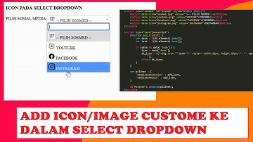 Add icon pada Select option