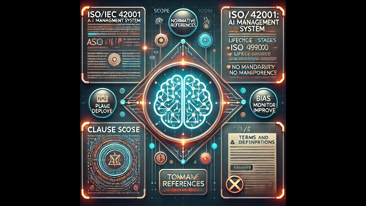 ISO 42001 — Часть 1 — Пункты 1-4 (Управление ИИ, Риски ИИ, Аудит ИИ и Контроль в соответствии с П...