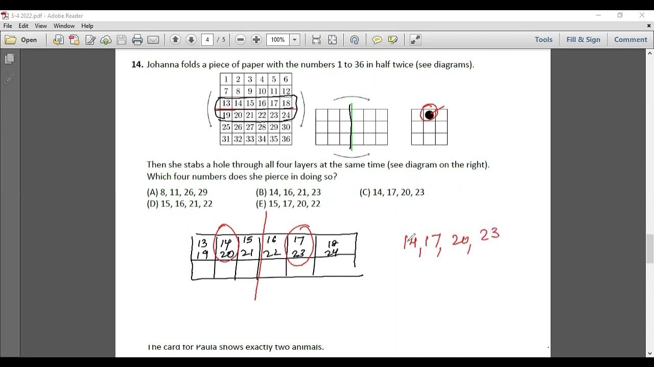 Maths Kangaroo level 34ecoilerEcoilerQ 9 to q16, year 2022Maths