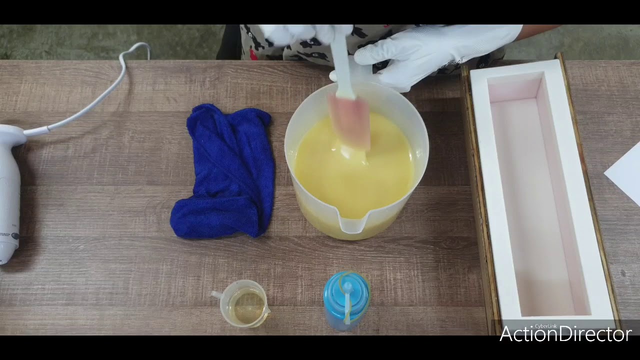 漸層皂製作方式Gradient soap making
