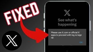 How To Fix Please Use X.com Or Official X App Error On X Platform