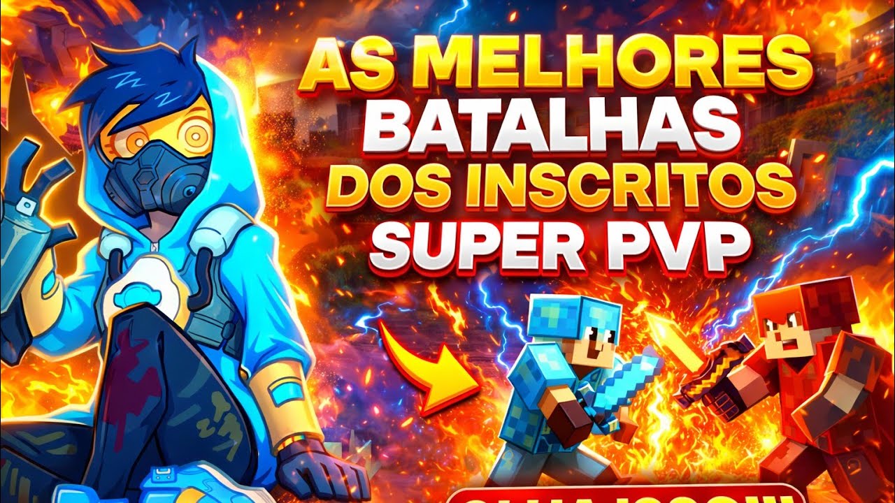MINECRAFT PVP DOS INSCRITOS!!!!