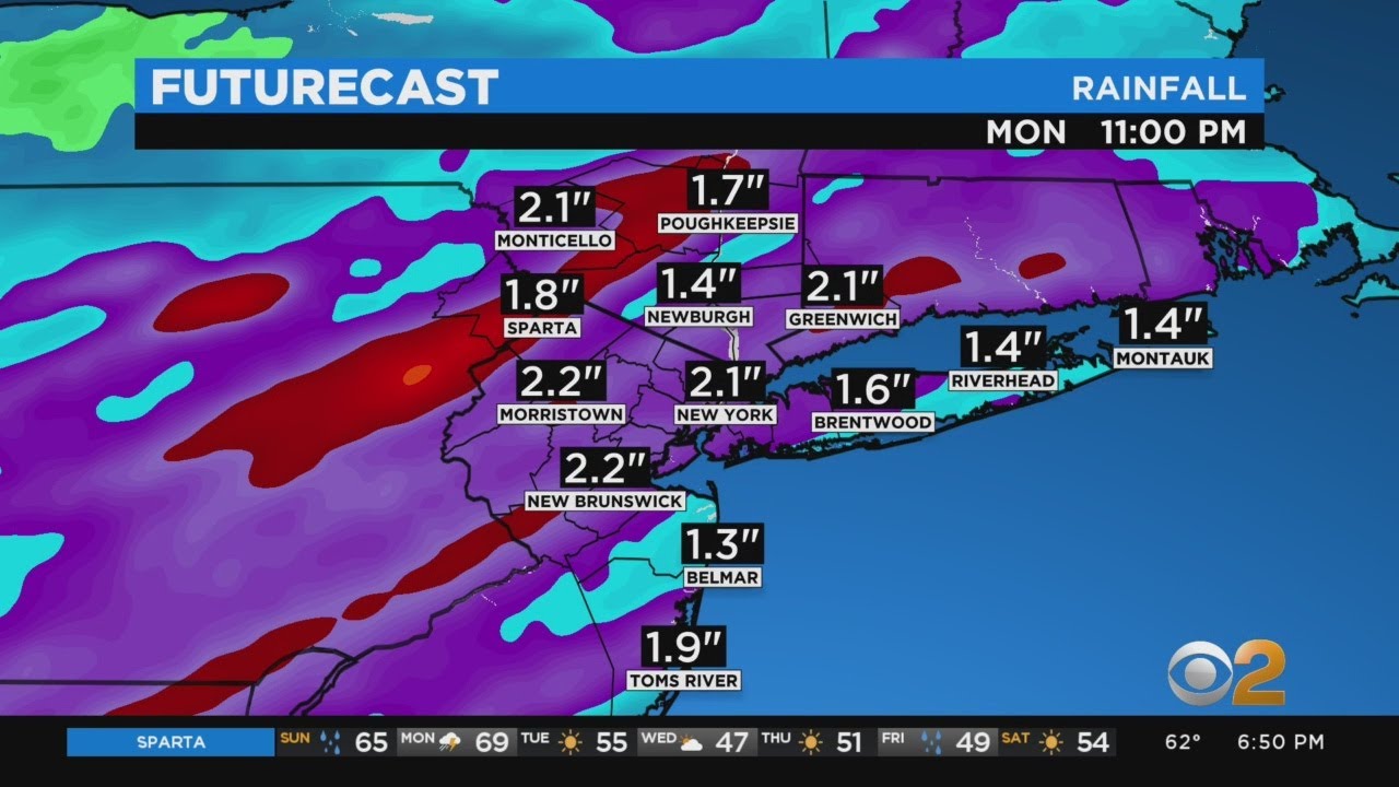 New York Weather Major Storm Coming Monday YouTube