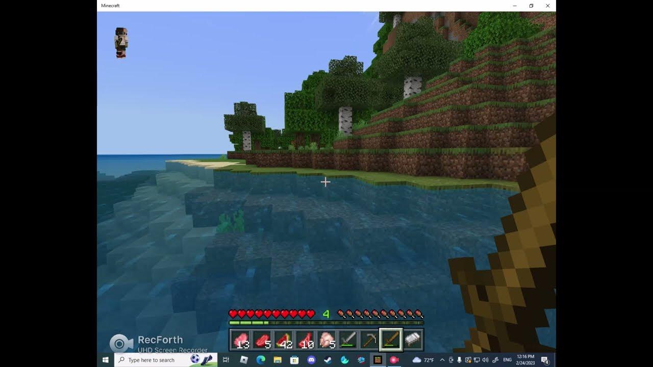 Playing minecraft youtube