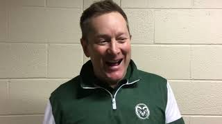 Colorado State Basketball (M): Press Conference at Wyoming (Medved)