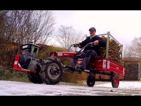 Video: Einachsschlepper „Luch“: Technische Daten Des Einachsschleppers „MB-1“, Bedienungsanleitung, Motoreinrichtung Und Zündkreis